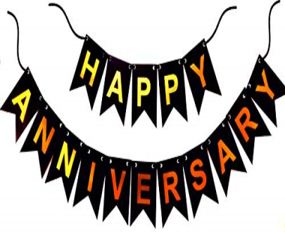 Anniversary Paper Banner
